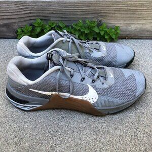 NIKE Metcon 7 Shoes Men's 14 Particle Grey Gum Crossfit CZ8281-011 Sneakers​​